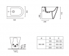 Catalano ZERO 55 bidet stojący czarny mat 0119551022